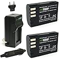 Wasabi Power Battery (2-Pack) and Charger for Pentax D-LI90 and Pentax 645D, 645Z, K-01, K-3, K-5, K-5 II, K-5 IIs, K-7