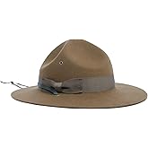 Rothco Military Campaign Hat (US, Numeric, 7 3/8, Brown)