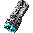 E-SHIDAI Mini Multifunction Rechargeable Multi Function 1000 Lumens LED Flashlight, with Emergency Strobe Light and 1200 Mah Battery, Emergency Power Supply and USB Charging Cable, Fast Charging