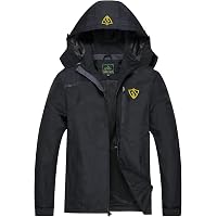 Wavern Water-Resistant Windbreaker Jacket – Zip-Up with Adjustable