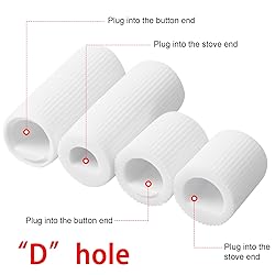Jetec 4 Pack Control Knobs Replacement with 12