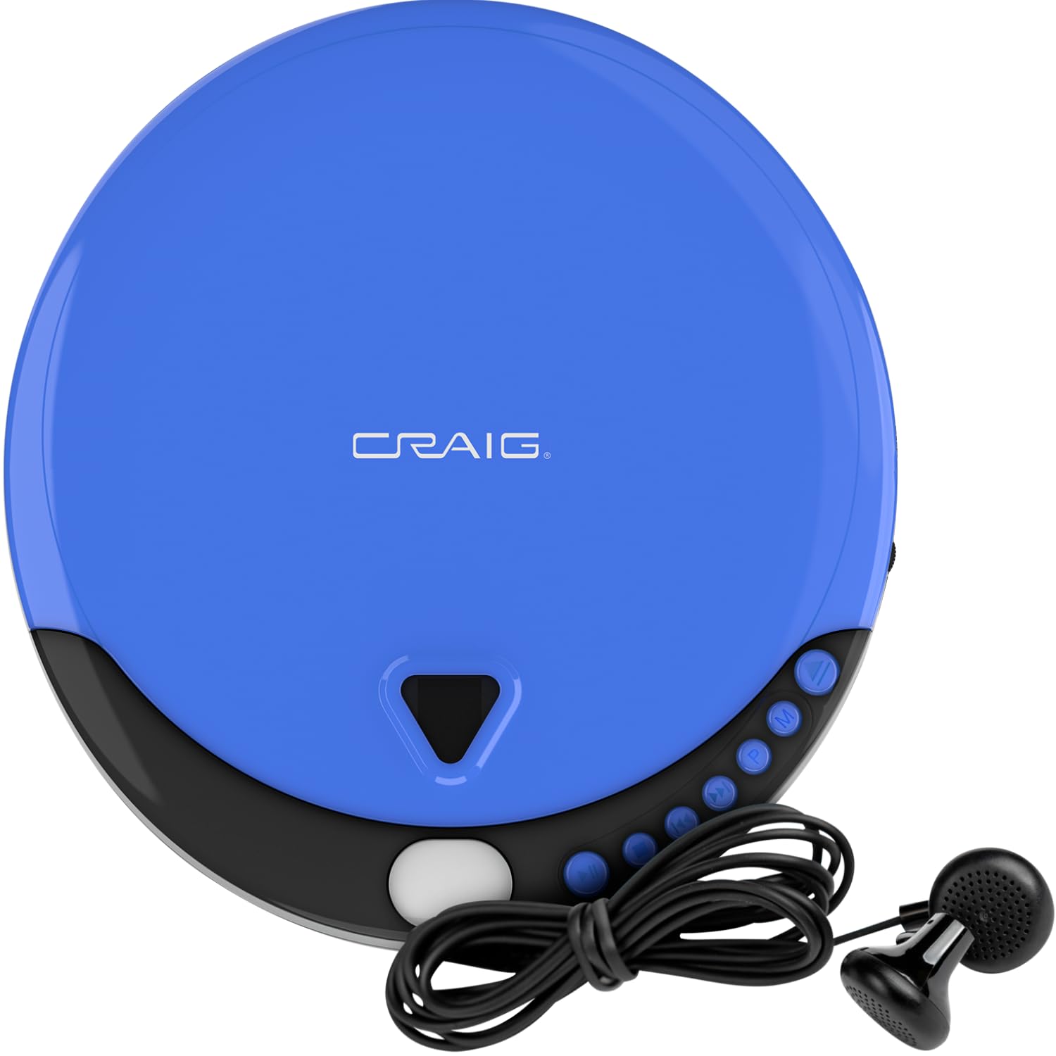 Craig CD2808-BL Personal CD Player with Headphones