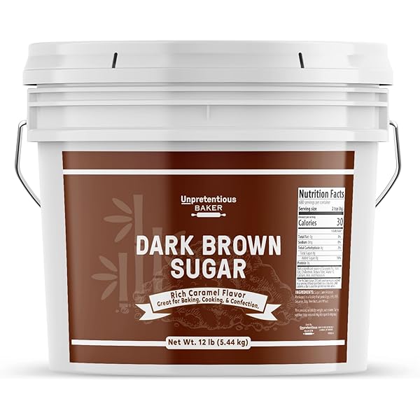 Amazon.com: Bulk Old-Fashioned Dark Brown Sugar, 5 Lb. Bag
