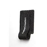 CableCreation Cable Ties 5Pack, Strong Back-Glue Self Adhesive Cable Straps | Cable Management Straps Hook Loop Cord Organizer Wire Ties for Office/Home/Kitchen/Workshop, Black
