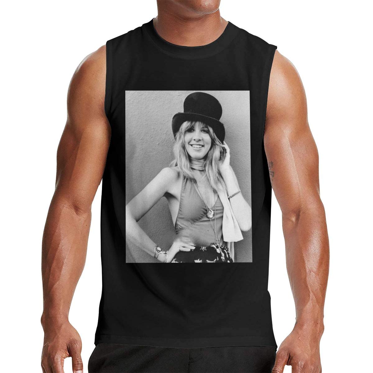 Stevie Nicks S Graphic Printed Classic Muscle Sleeveless Gym Workout T Shirt