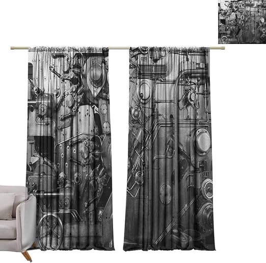60" W x 84" L Blackout Curtains for Room Darkening Panels for Living