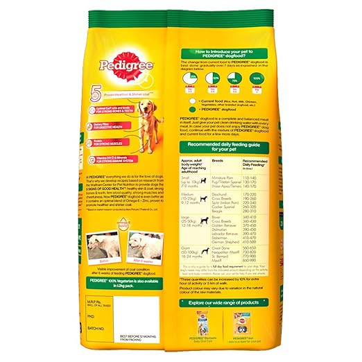 pedigree puppy vegetarian 3kg