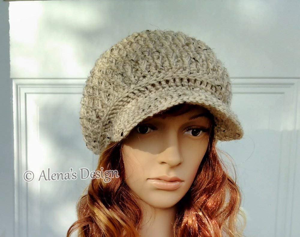 crochet newsboy cap