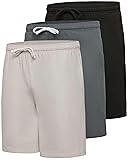 Real Essentials 3 Pack: Shorts Mens Gym Casual