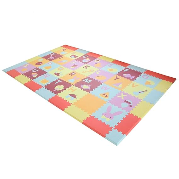 Yingui Foam Puzzle Mat, Thicken Green Crawler Mat, Home Living Room Anti Slip Game Pad 30301.4cm