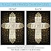 Toland Home Garden 119274 Cross Christian Flag 12x18 Inch Double Sided for Outdoor Cross House Yard Decoration