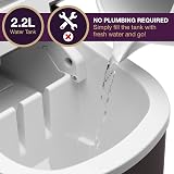 Andrew James 2.2L Ice Maker Machine Portable Countertop Ice Dispenser view 3