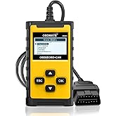 Check Engine Code Reader, OBDMATE OM201 OBD2 Diagnostic Tool | Clearing Faulty Codes with Wireless Printing | Graphic Live Data | EVAP Test