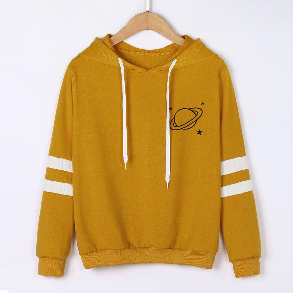 graphic yellow hoodie
