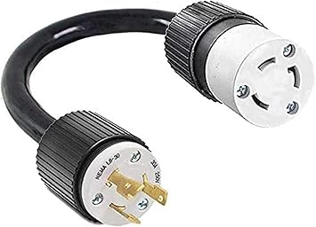 L6 30p Male 2v 250v Plug To L5 30r 110v 125v Female Receptacle Socket Outlet Adapter Twist Lock 3 Pin Electrical Power Connector Cord Converter Nema Fx125v1422 Amazon Com L6 30p Male 2v 250v Plug To L5 30r 110v 125v Female Receptacle Socket Outlet Adapter Twist Lock 3 Pin Electrical Power Connector Cord Converter Nema Fx125v1422 Amazon Com