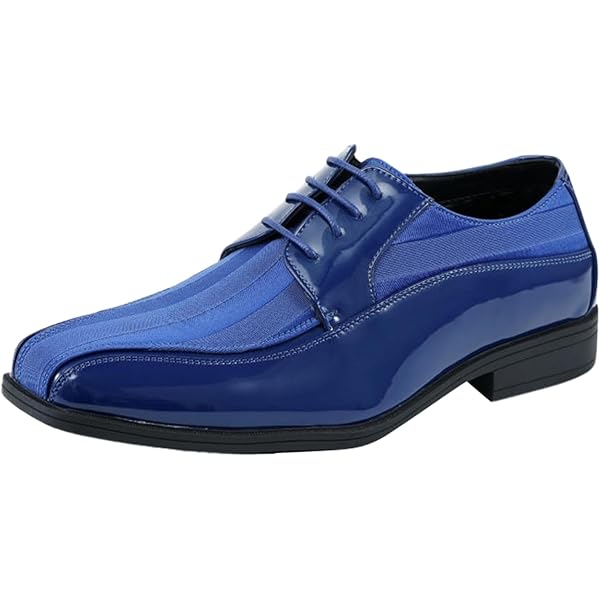 Amazon.com | Bolano Chainz Men's Oxford Dress Shoes - Shiny