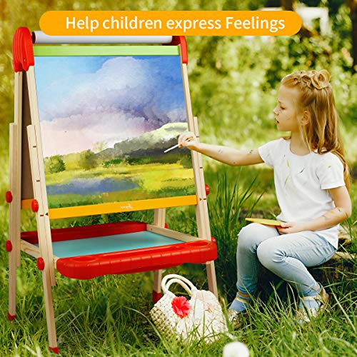 6 Joyooss+Kids+Wooden+Easel+Paper