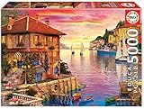 Educa Children's 5000 The Mediterranean Harbor Dominic Davison Puzzle