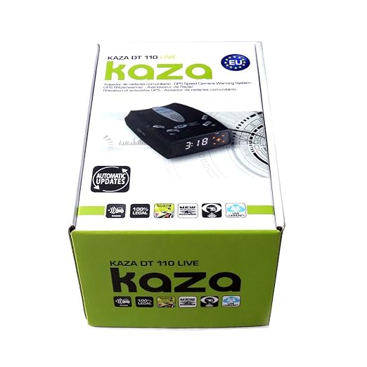 Amazon.com: Kaza DT 110 Live - Radar Indicator, Black Color: Automotive