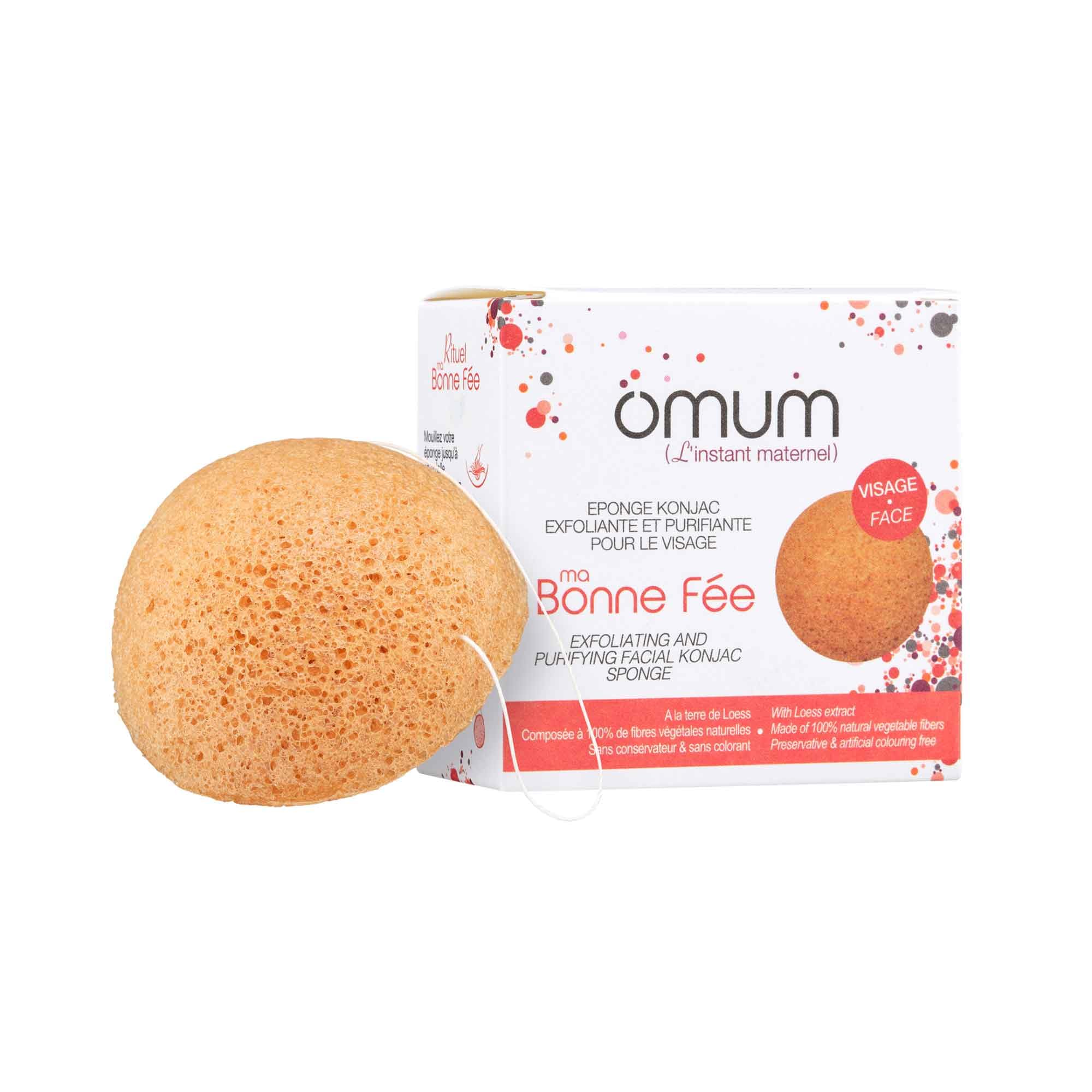 Omum - Ma Bonne Fée - Konjac Exfoliating/Purifying Sponge - Vegan