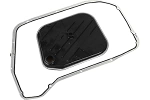 X AUTOHAUX 1 Set 0BK398009 1001370006 Transmission Filter Oil Pan Gasket for Audi A4 2.0L 2011-2014