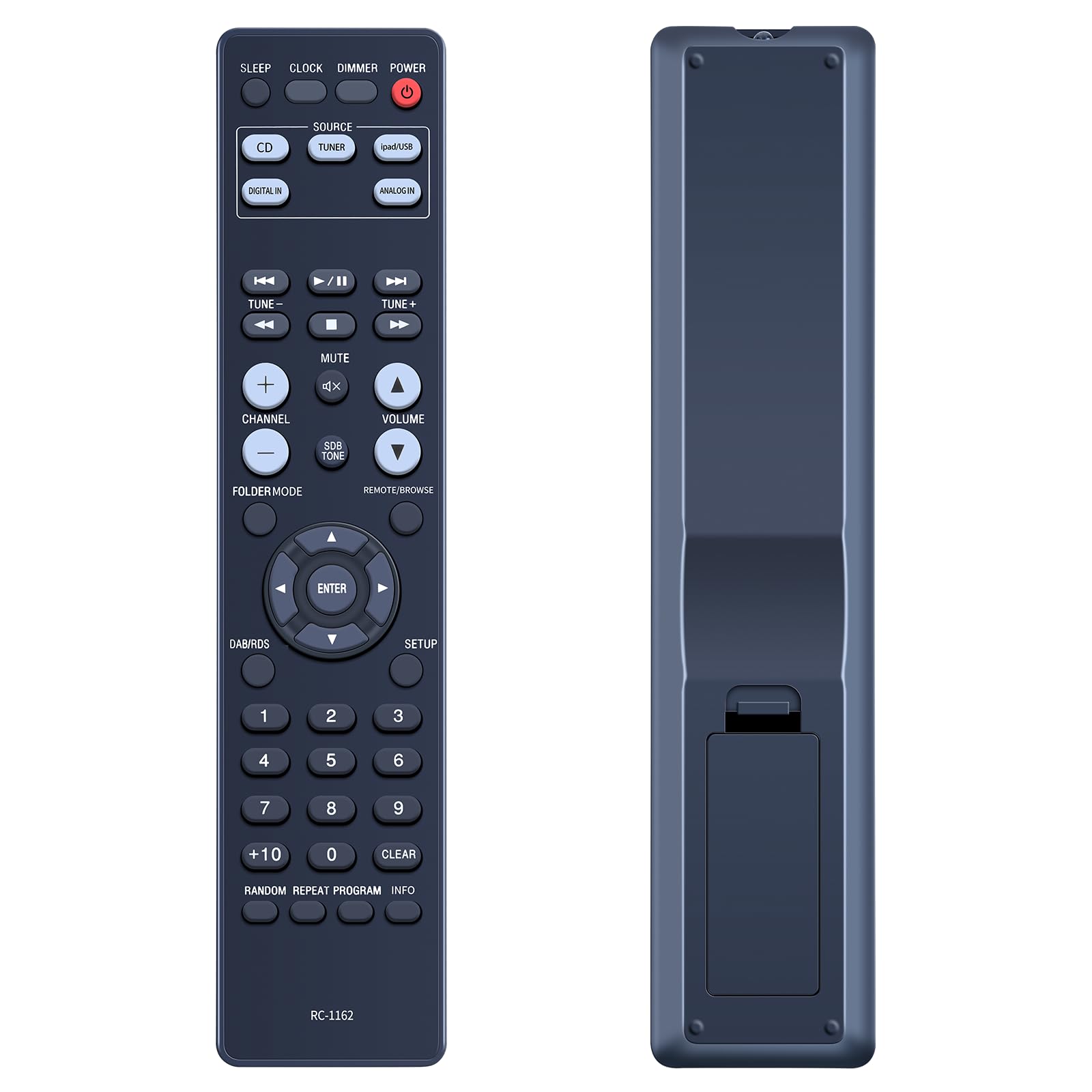 RC-1162 Replacement Remote Control for DENON Compatible with RCD-M39DAB RCDM39