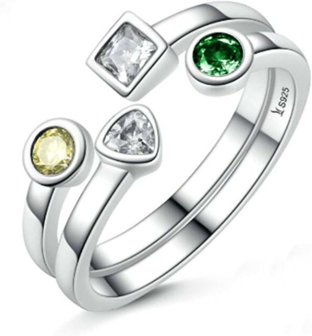 KaratcartPlatinum Plated Elegant Austrian Crystal Ring Set for Women
