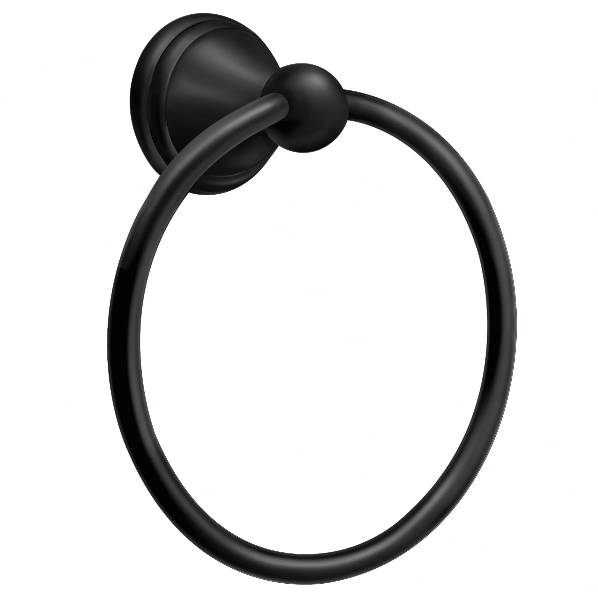 Moen DN8486BL Preston Towel Ring, Matte Black