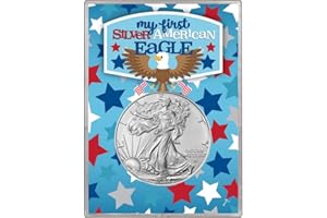 2024 U.S. Silver Eagle in "My First Silver American Eagle" Gift Holder - Gem Brilliant Uncirculated Dollar Uncirculated US Mint