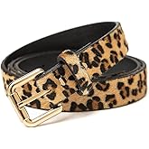 Miss Danger Leopard Belt Alloy Buckle for women Leather Belt with Pants Jeans Dresses