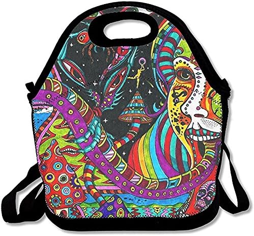 Starboston Chatty Tongue Talk Dragon Hair Mountain Mystery Multifunctional Lunch Tote Bag Carry Box