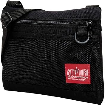 Amazon マンハッタンポーテージ セナター ショルダーバッグ 10 Blk サコッシュ 斜め掛け スモール サブバッグ ナイロン メンズ レディース ブラック 黒 並行輸入品 マンハッタンポーテージ Manhattan Portage バッグ