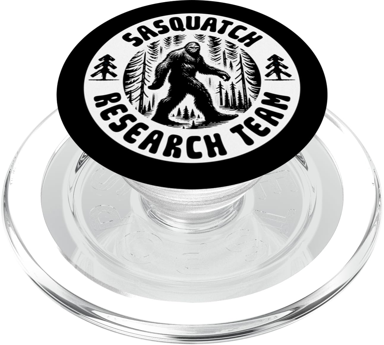 Sasquatch Research Team - Bigfoot Forest Walk PopSockets PopGrip for MagSafe