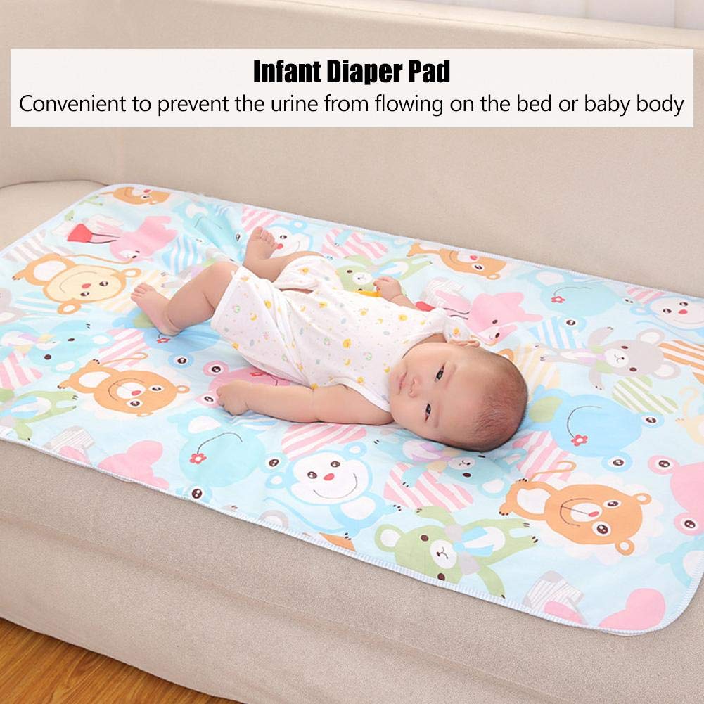 Cambio de pañales Oso Estera para cambiar pañales 3 capas de algodón