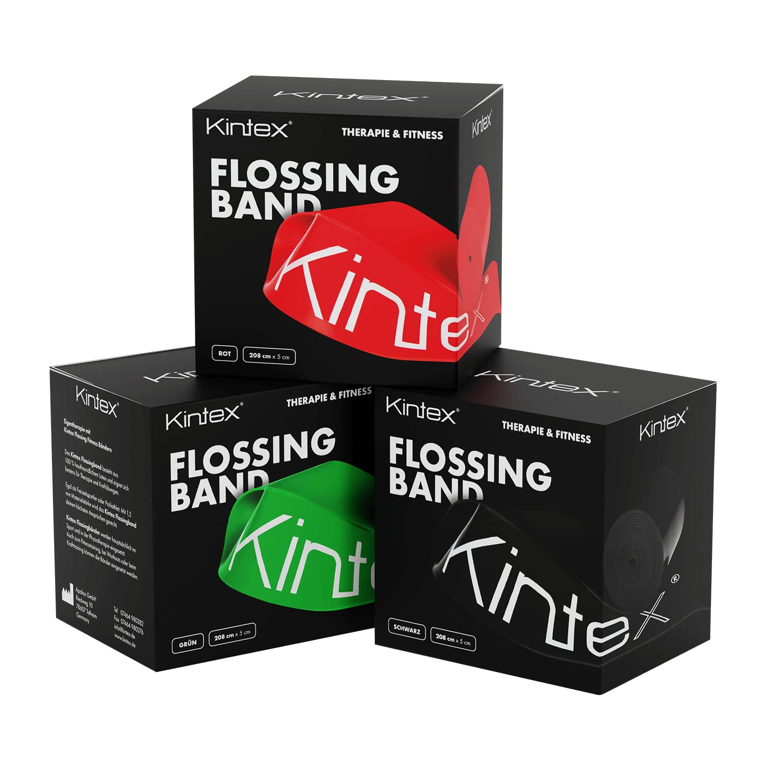 Kintex Compression Band Voodoo Fit Therapy Mobility Floss Rehabilitation Flossing, Green, One Size