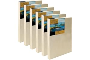 DAVINCI WOOD PANEL Da Vinci Pro Birch Wood Painting 7/8"" Panel (Single) 6x8"" - 6 Pack