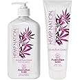Australian Gold Hemp Nation Sugar Plum Cookie Bundle - Tan Extender Body Lotion (18 FL Oz) and Body Wash (8 FL Oz), Delectable Blend of Sugarcane, Plum, and Vanilla, Pure Hemp Seed Oil