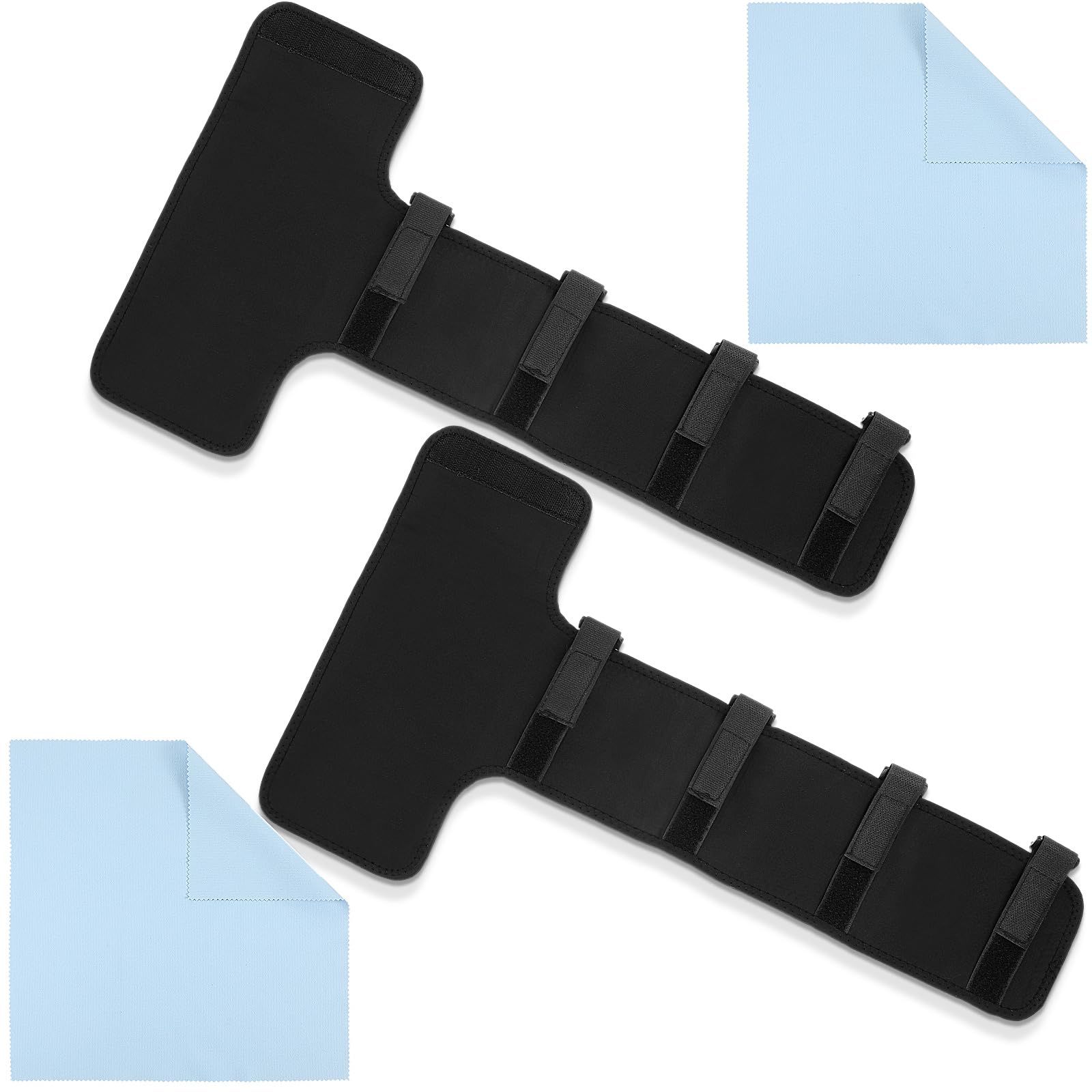 Photo 1 of Tigeen 2 Pcs Sousaphone Shoulder Pad Non Slip Sousaphone Accessories Anti Fatigue Padding with Hook and Loop Fasteners 2 Cleaning Cloth for Musical Instruments Pain Relief