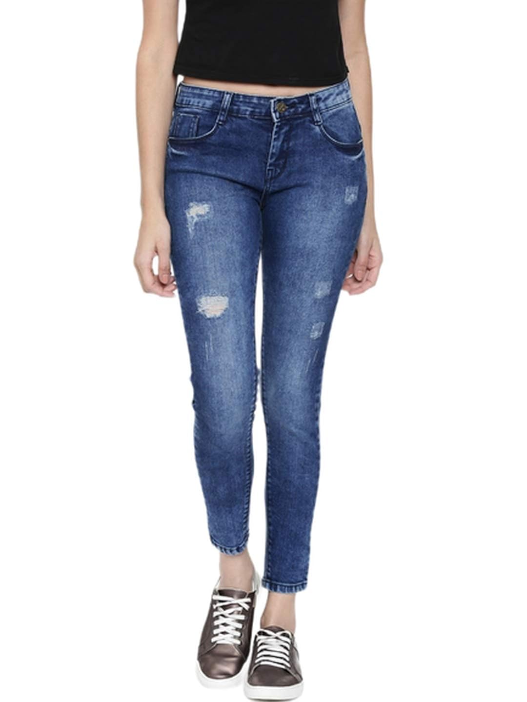 Buy ZHEIA Women's Carrot Skinny Jeans at Amazon.in