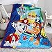 FairyShe Paw Patrol Blanket Cartoon Kids Plush Throw Blanket,Soft Warm Fuzzy Blanket Plush Sheet,40