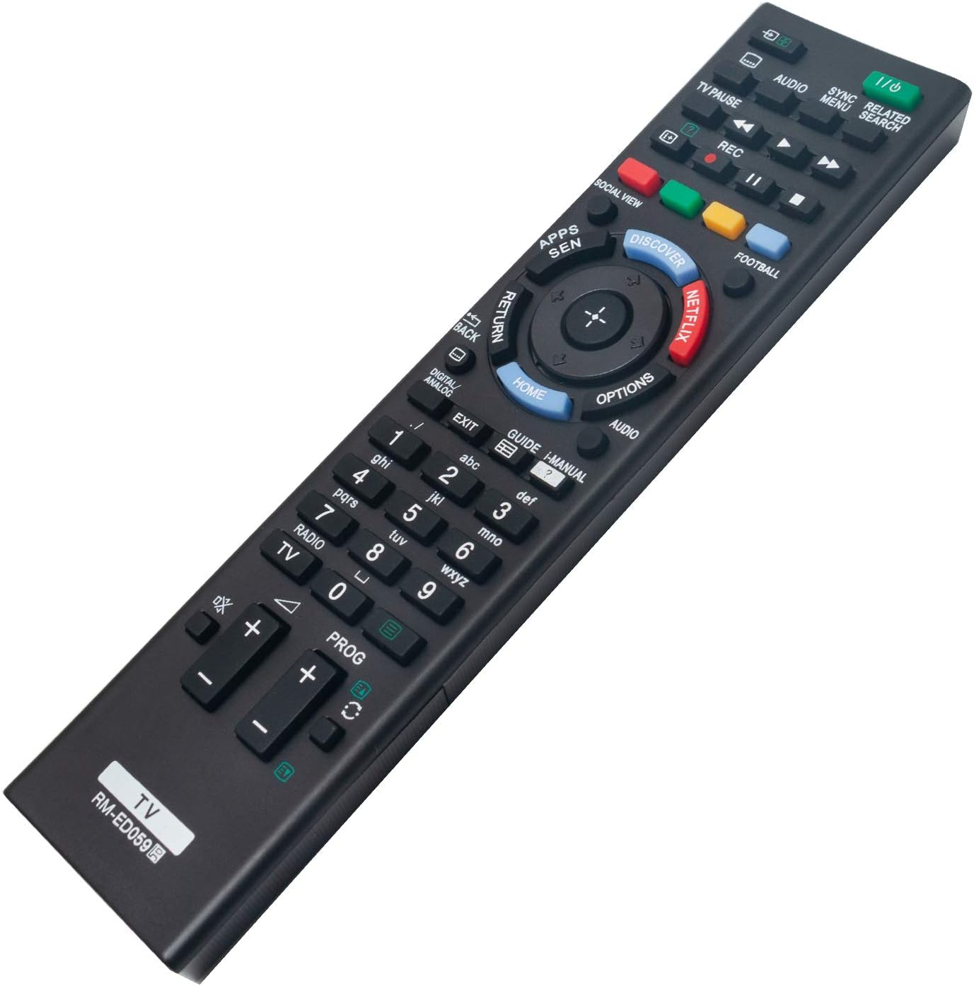 ALLIMITY RM-ED059 Remote Control Replacement for Sony Bravia TV KDL-50W828B KDL-32W706B KDL-50W829B KDL-42W706B KDL-42W828B KDL-42W815B KDL-50W805B KDL-50W829B KDL-50W828B KDL-42W705 - Image 4