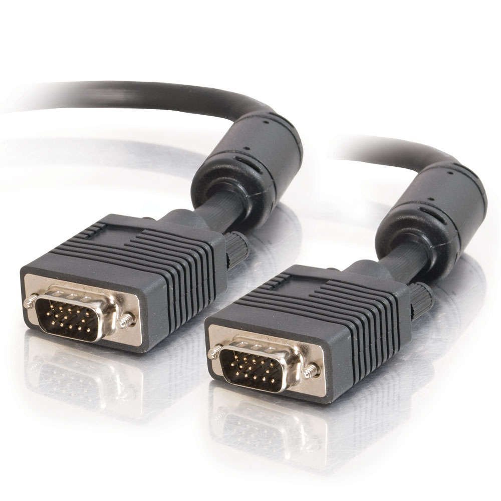 C2G 20M HD15 UXGA VGA Pro Series Monitor Cable. HD15 VGA Male to Male Computer Cable