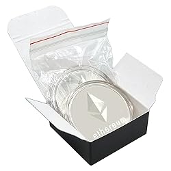GARASANI 2 Pack Ethereum Coin Commemorative Coin