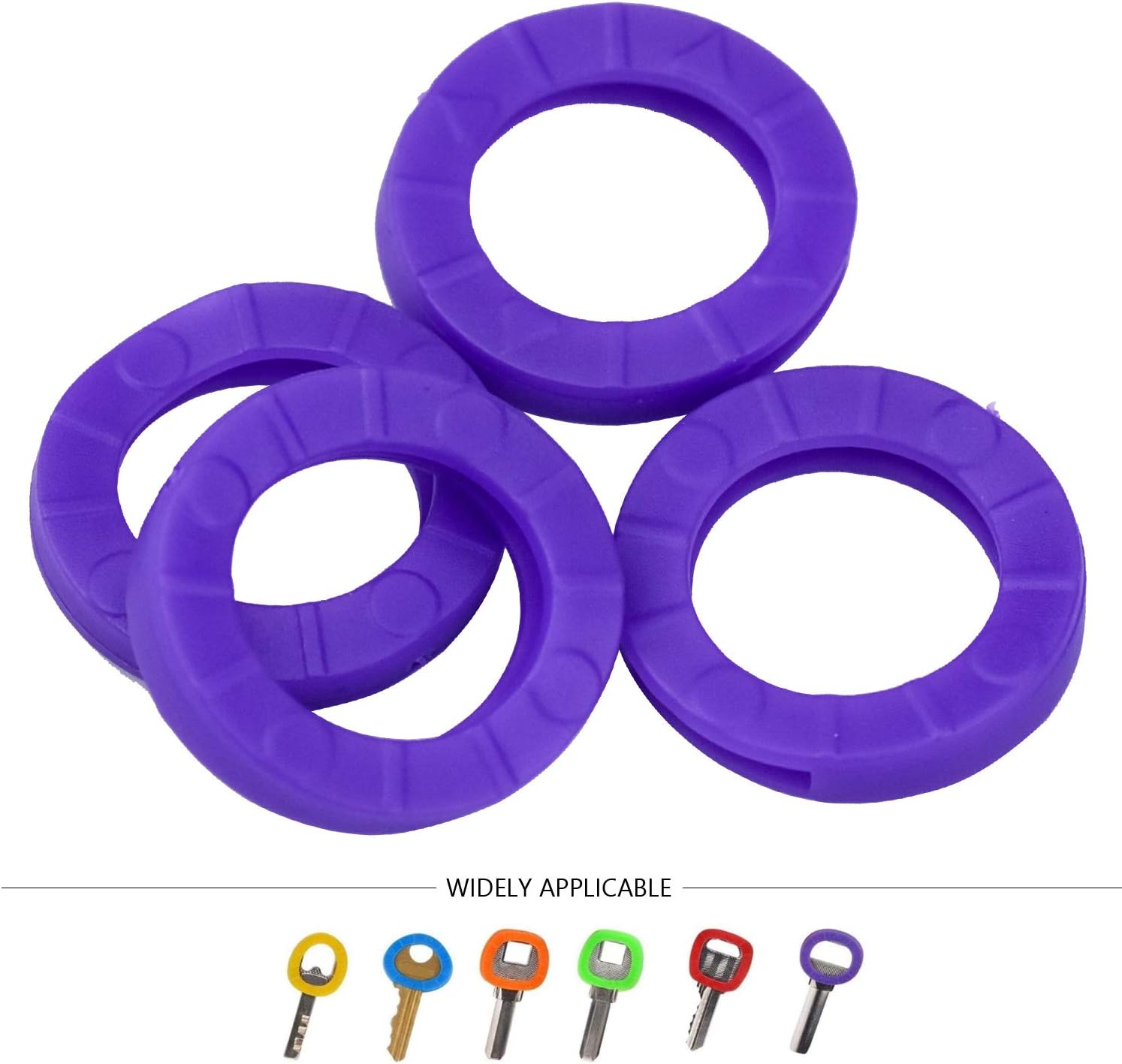 Wandefol 32pcs Key Caps Covers Tags, Assorted Colours Plastic Key ...
