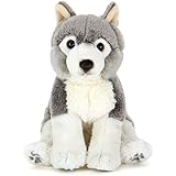 リアルぬいぐるみ オオカミ 子供 リアルアニマルファミリーシリーズ