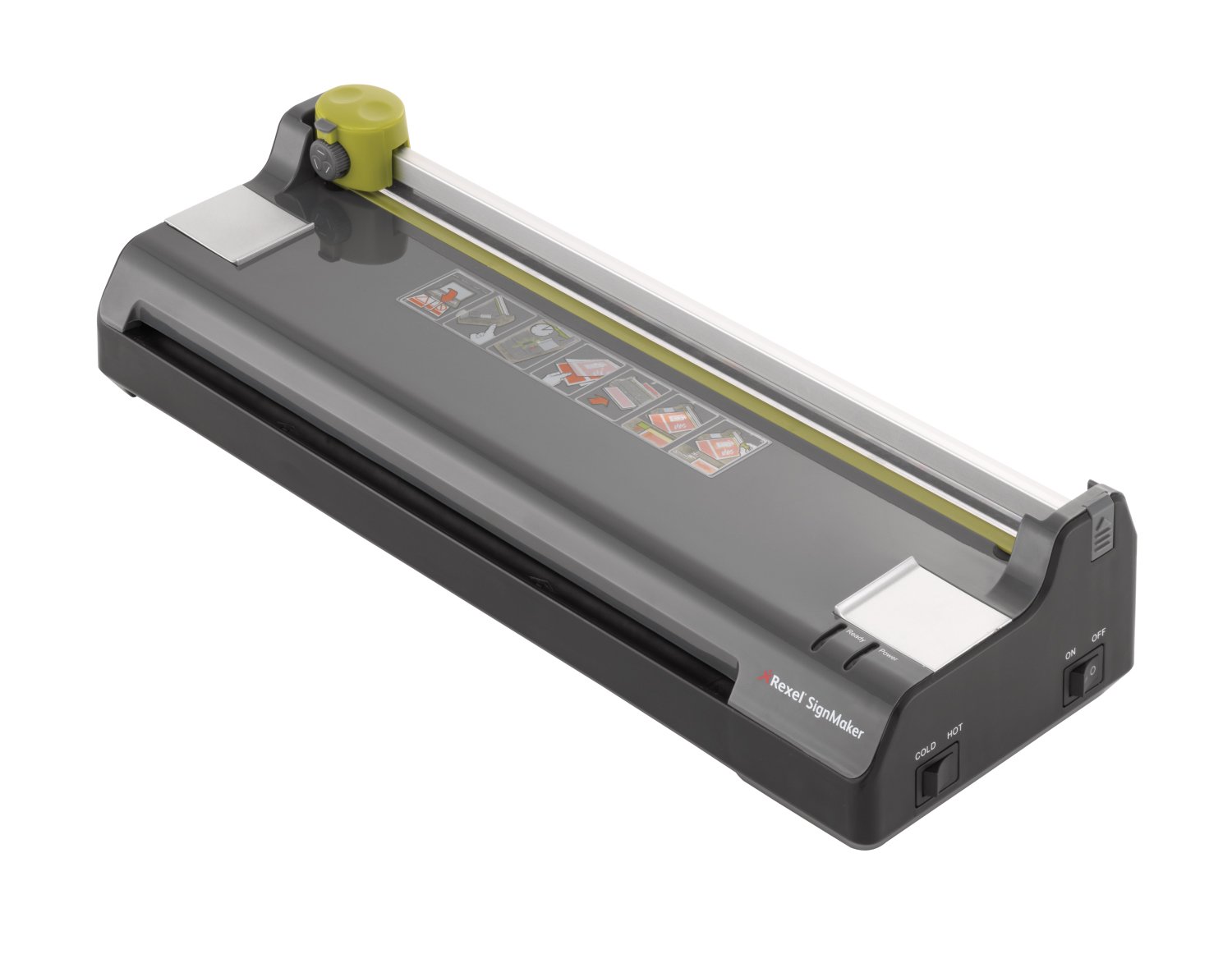 Rexel SignMaker Laminator with Simple Single Switch Start Up and Built in Trimmer