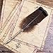 Antique Dip Feather Pen Set Writing Quill Ink Dip Pen Feather Calligraphy Pen Set, Included Ink
