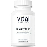 Vital Nutrients Vitamin B-Complex - Vegan High-Potency Methylated B Complex Vitamins - B Vitamins Support Energy Production, Metabolism, and Heart Health* - Gluten, Dairy, Soy Free - 60 Capsules
