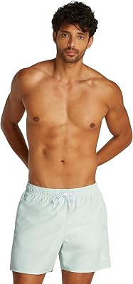 Uomo Pantaloncino da Bagno Medium Drawstring con Coulisse, Grigio (Moonlight Jade), 6XL