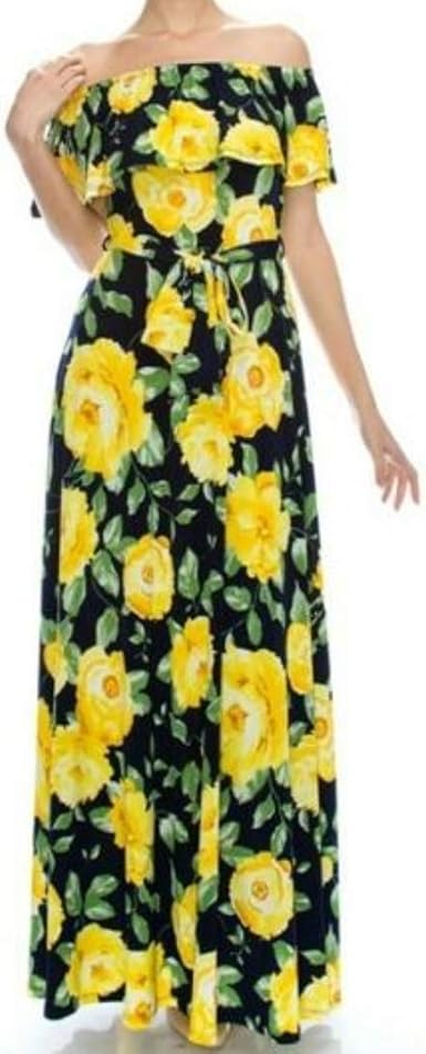 yellow floral dress amazon